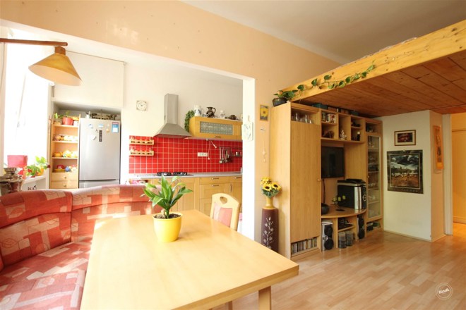 Praha  3, Žižkov, prodej bytu 2+kk, 54 m2, sklep