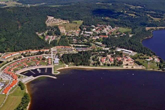 Doky - Lipno,  apartmán 3+kk výhledem na jezero, bazén, suna, uzavřený areál